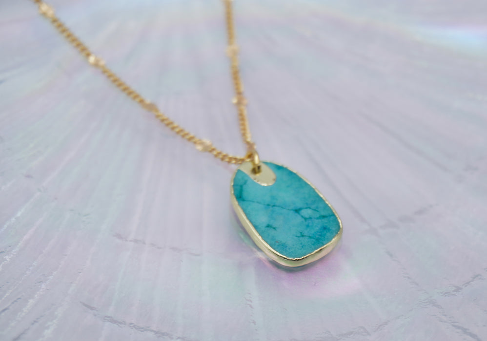 Living Water + Sunburst Necklace