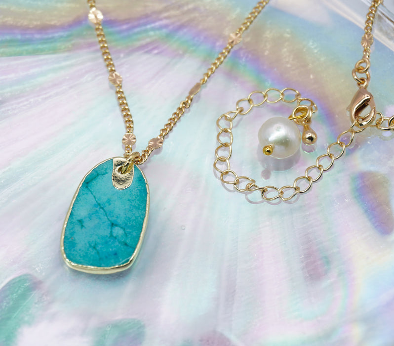 Living Water + Sunburst Necklace