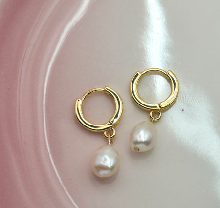 Tiny Treasures Pearl Earrings image 0